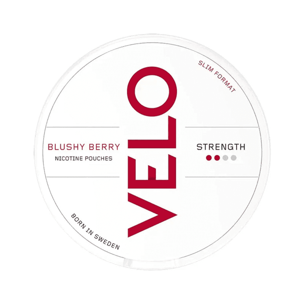 Nicotine Pouches VELO Blushy Berry slim 8 mg/gr