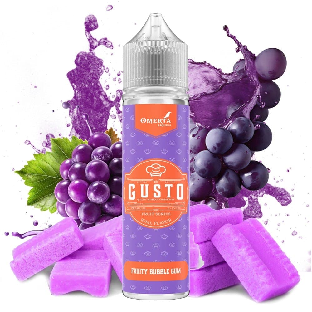 Fruity Bubble Gum 10ml (60ml) – Gusto by Omerta