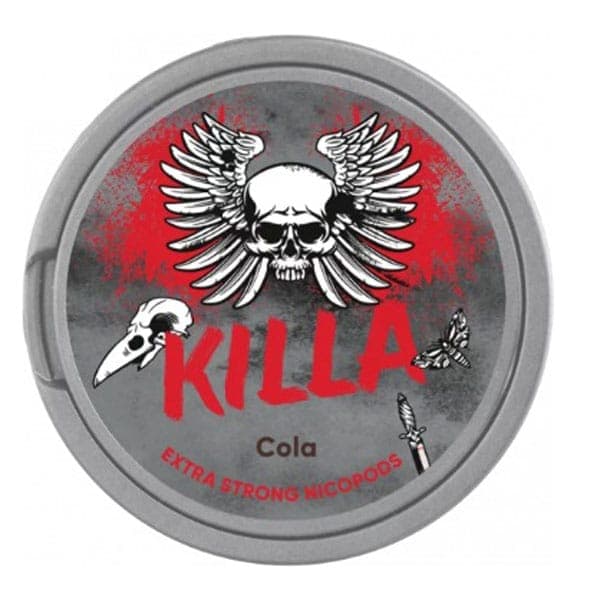 KILLA COLA SLIM EXTRA STRONG NICOTINE POUCHES 16mg/g