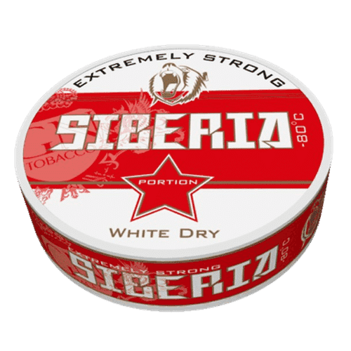 SNUS SIBERIA -80°C White Dry Extremely Strong 43mg/gr