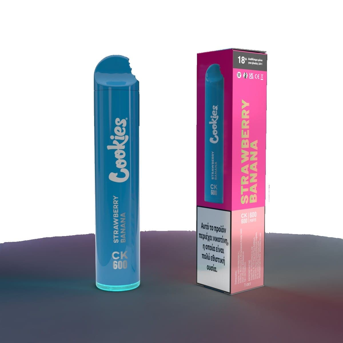 Cookies Wand Disposable Vape 600 Puffs 20mg/ml - Strawberry Banana