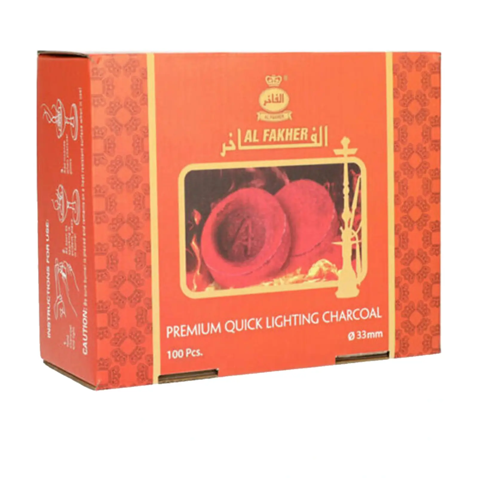 Al Fakher Quick Light Charcoal x10 Rolls