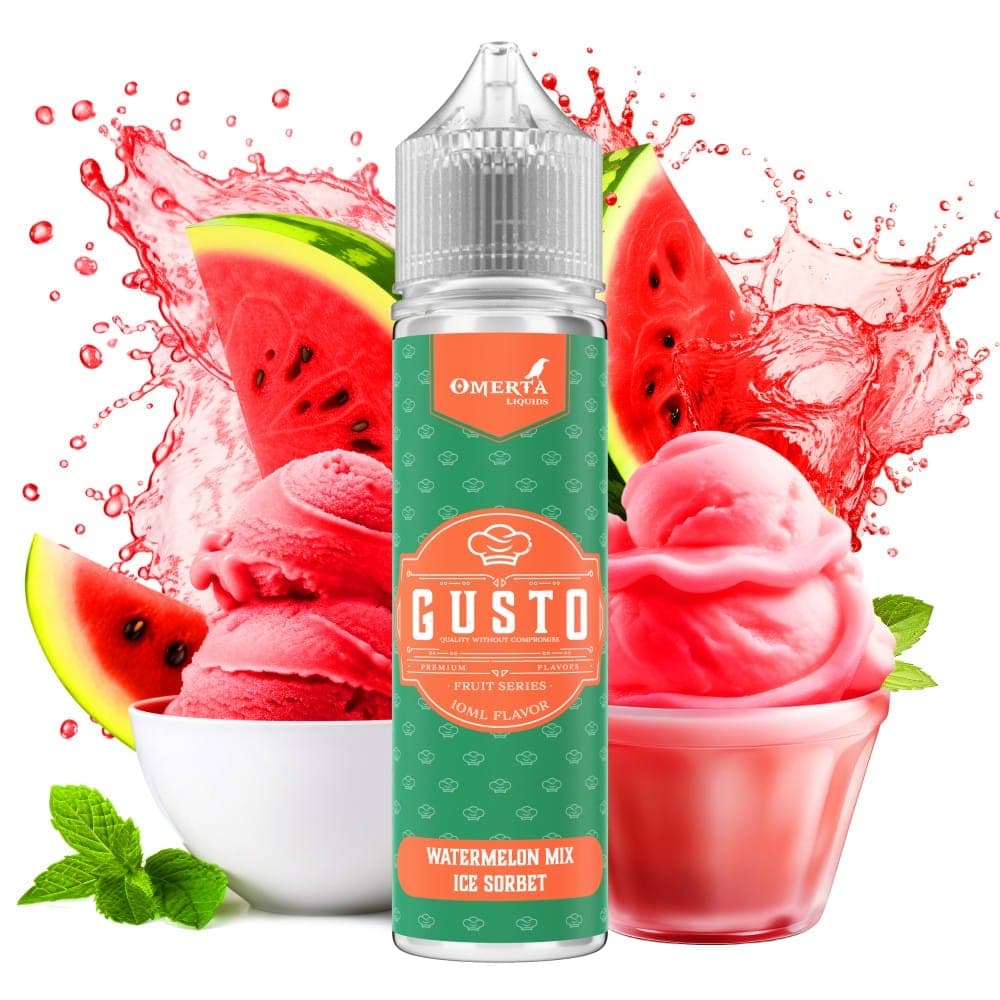 Watermelon Mix Ice Sorbet 10ml (60ml) – Gusto by Omerta