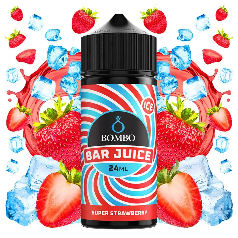 Bombo Bar Juice Super Strawberry 24ml/120ml Flavorshot