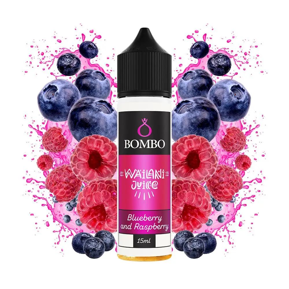 Bombo Wailani Juice Blueberry and Raspberry 15ml/60ml Flavorshot