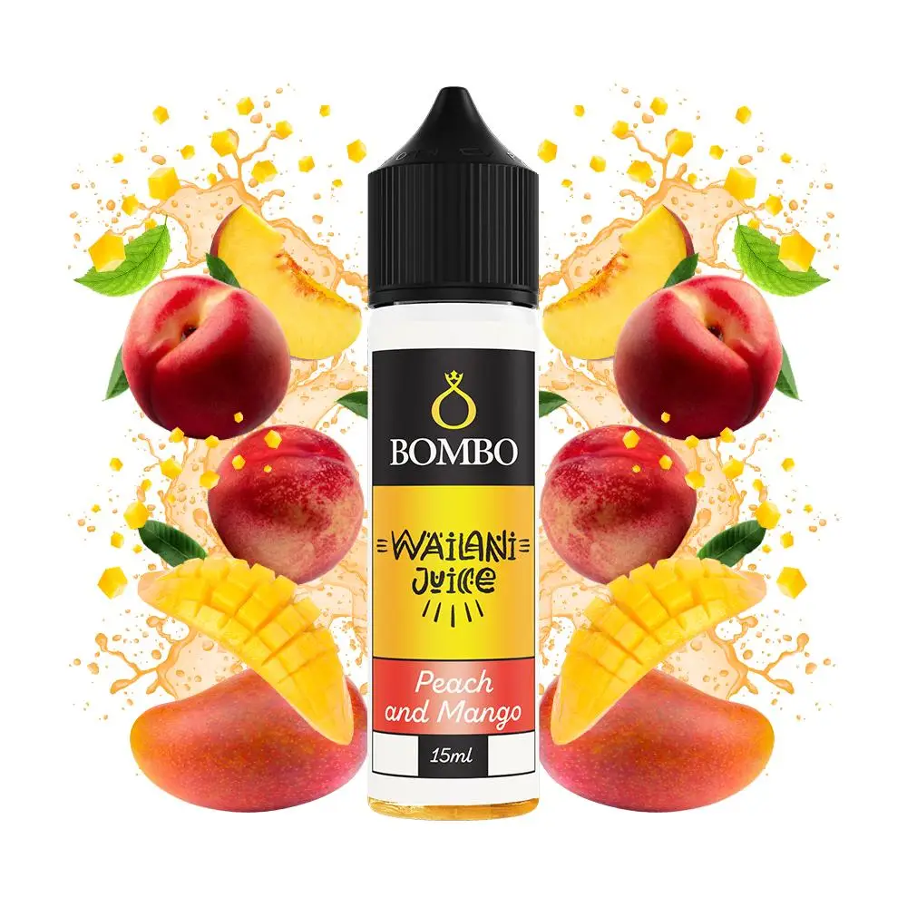Bombo Wailani Juice Peach and Mango 15ml/60ml Flavorshot