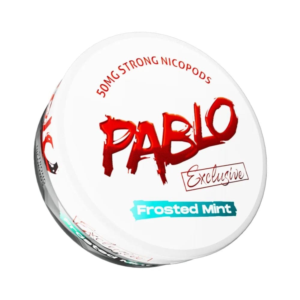PABLO EXCLUSIVE FROSTED MINT NICOTINE POUCHES 50mg/g – 30mg/p