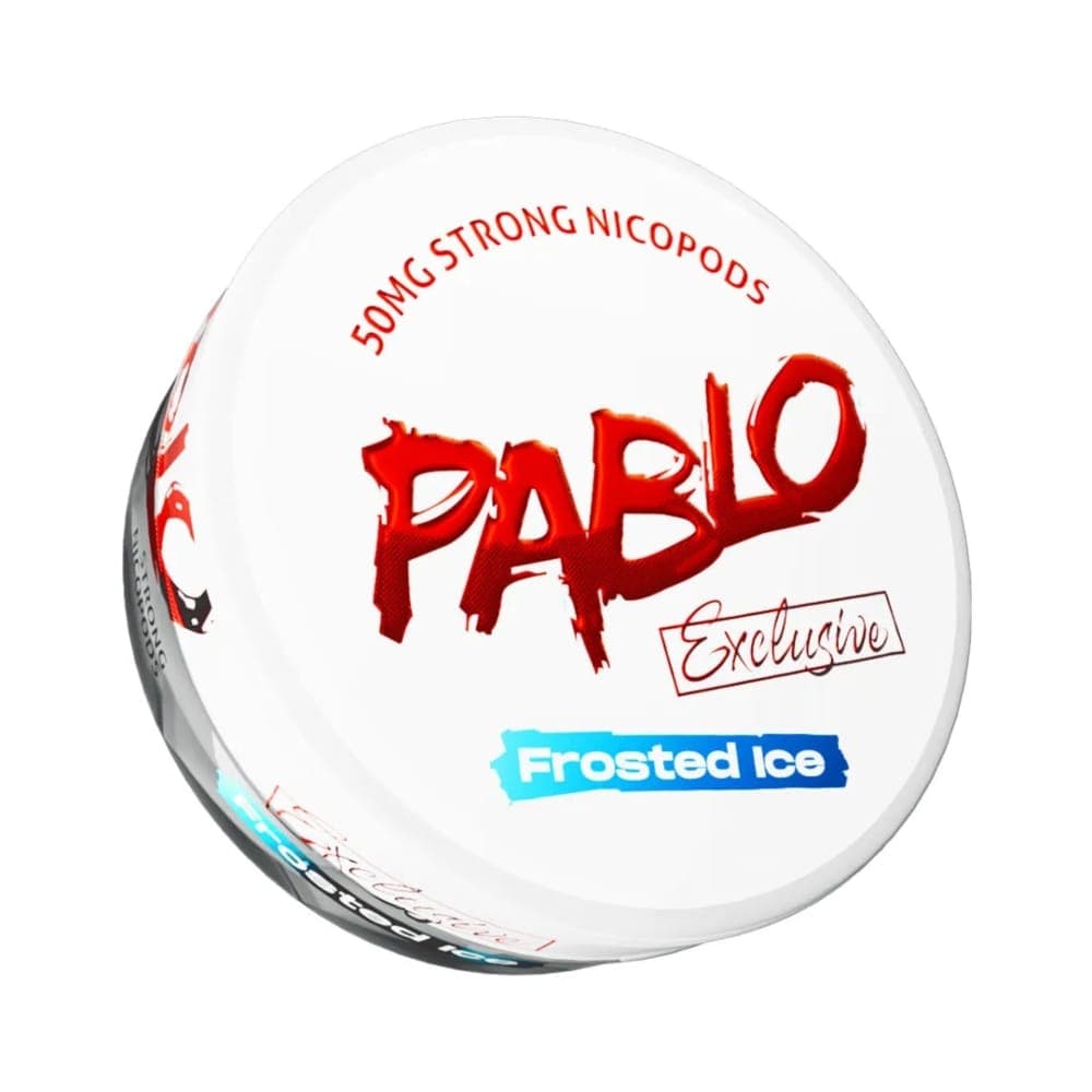 PABLO EXCLUSIVE FROSTED ICE NICOTINE POUCHES 50mg/g – 30mg/p