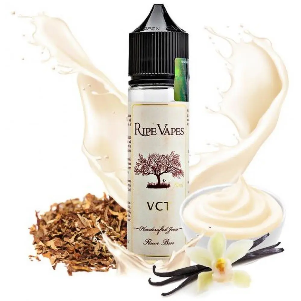 Ripe Vapes Flavor Shots - VCT (Vanilla-Custard-Tobacco) 20ml to 60ml