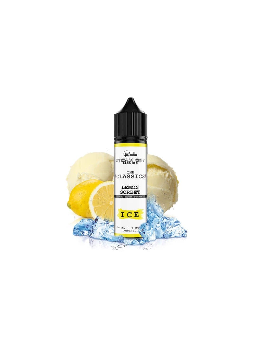 Steam City The Classics Lemon Sorbet Ice Flavour Shot 10/60ml