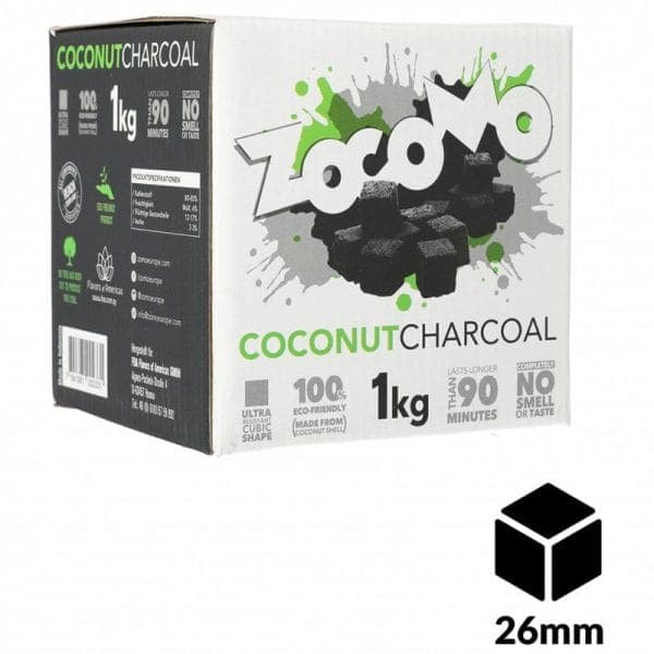 Zocomo Κάρβουνα Ναργιλέ 26mm 1kg