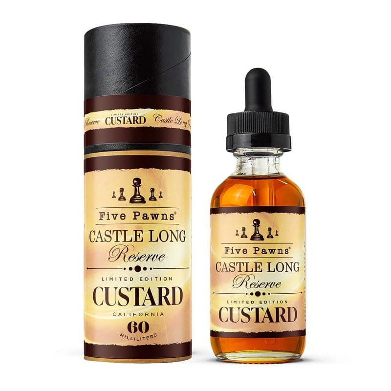 Five Pawns Castle Long Reserve Custard 30ml/60ml Limited Edition