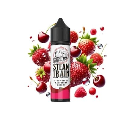 Strawberry Raspberry Cherry 20/60ml Disposable Edition by Steam Train