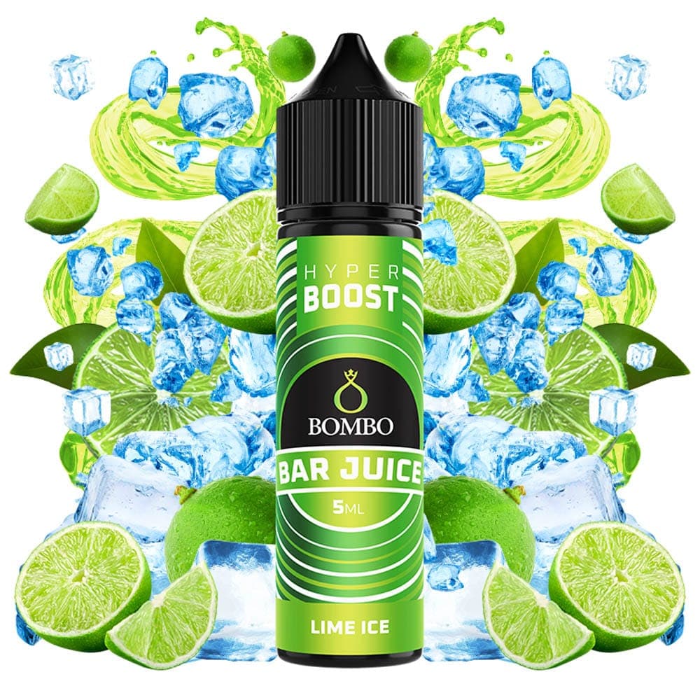 Bombo Bar Juice Hyper Boost Lime Ice 5ml/60ml Flavorshot