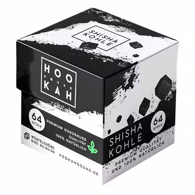 Hookah Squad Κάρβουνα Ναργιλέ 26mm 1kg 64τμχ