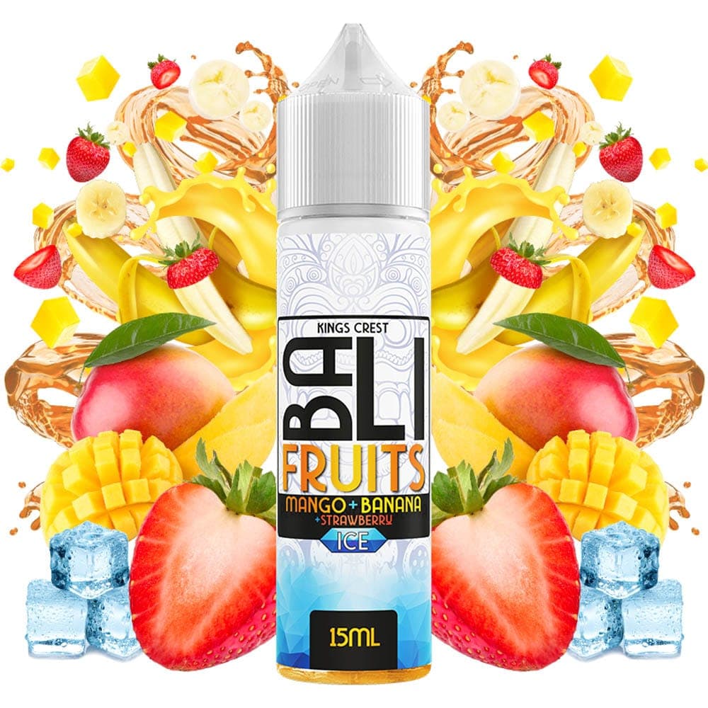Kings Crest Bali Fruits Ice Mango Banana Strawberry 15ml/60ml Flavorshot
