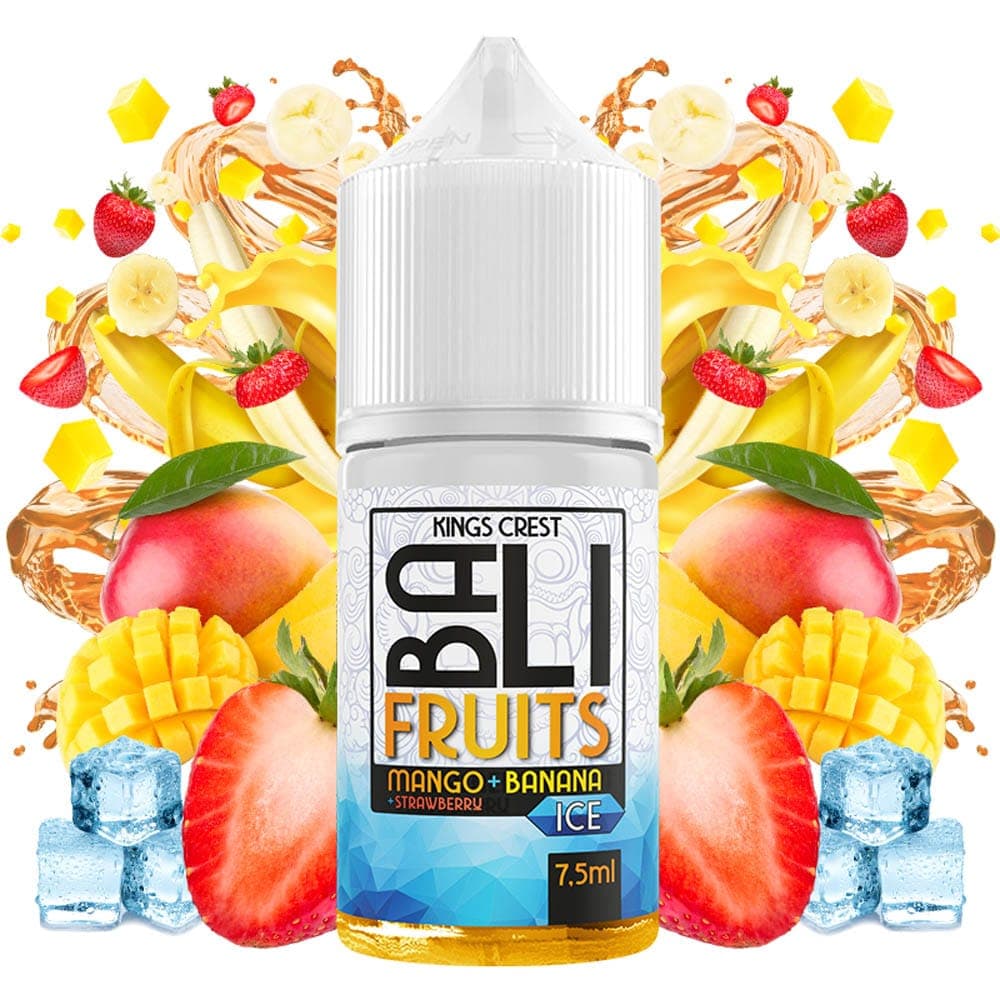 Kings Crest Bali Fruits Ice Mango Banana Strawberry 7.5ml/30ml Flavorshot